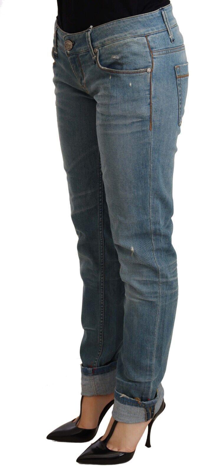 Acht Chic Washed Cotton Denim with Folded Hem - PER.FASHION