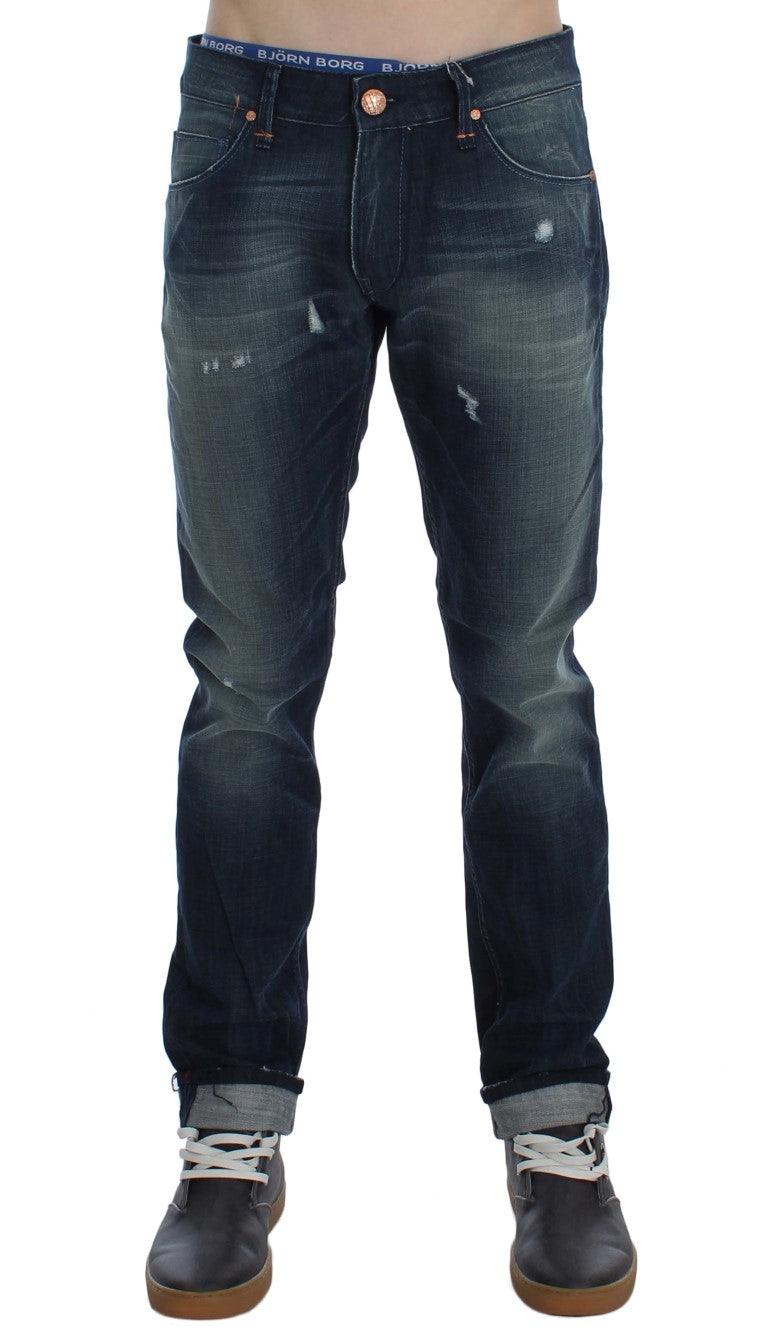 Acht Sleek Slim Fit Italian Denim Jeans - PER.FASHION