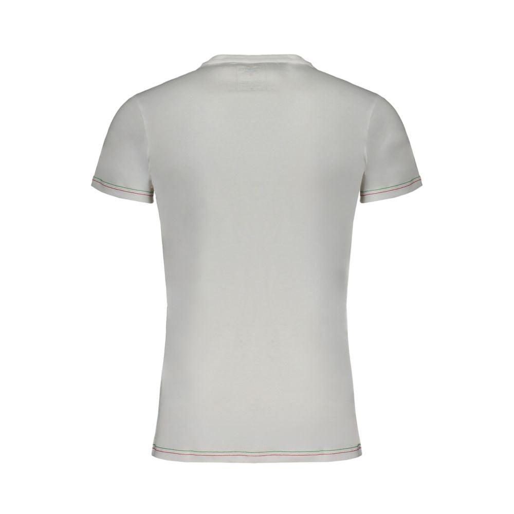 Aeronautica Militare White Cotton T-Shirt - PER.FASHION