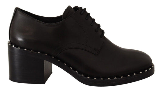 ASH Studded Oxford Elegance Leather Heels - PER.FASHION