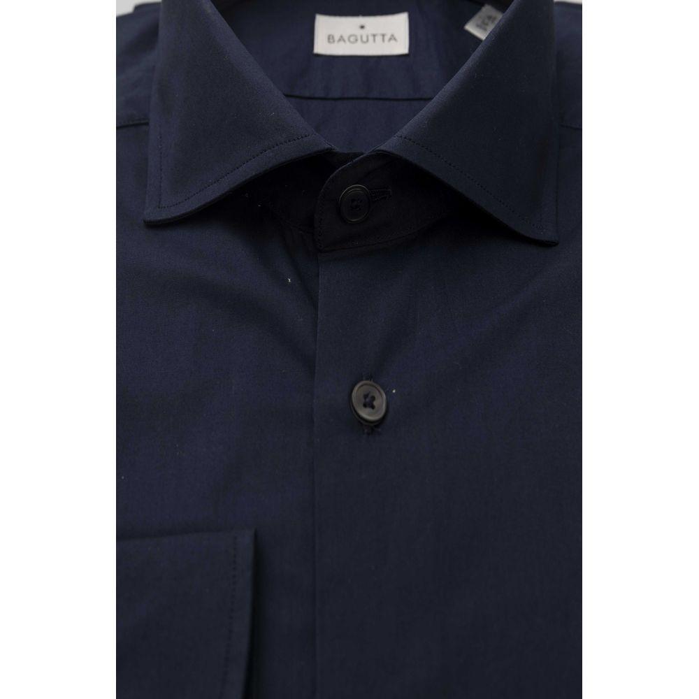 Bagutta Elegant Slim Fit French Collar Shirt - PER.FASHION