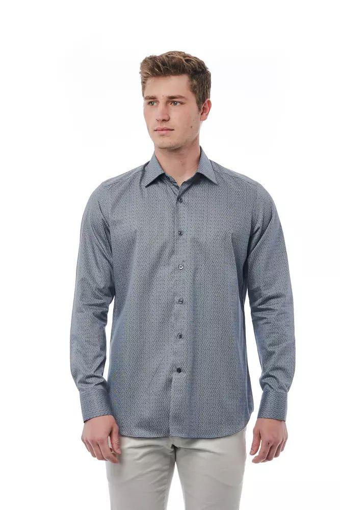 Bagutta Sleek Italian Collar Cotton Shirt - PER.FASHION