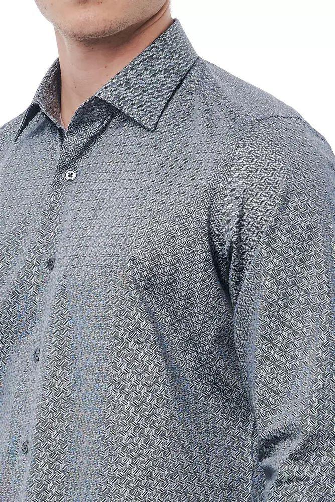 Bagutta Sleek Italian Collar Cotton Shirt - PER.FASHION