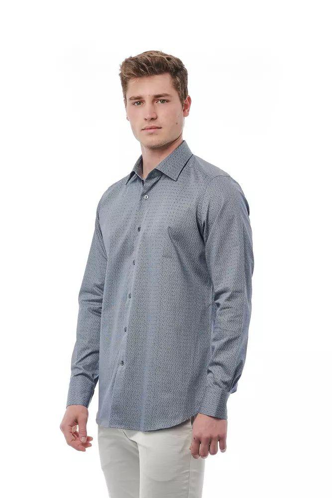 Bagutta Sleek Italian Collar Cotton Shirt - PER.FASHION