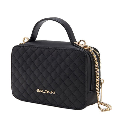 Baldinini Trend Chic Quilted Calfskin Camera Handbag - PER.FASHION