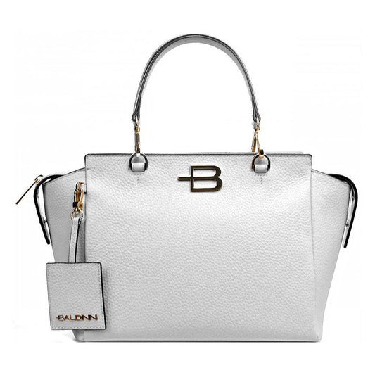 Baldinini Trend Elegant Textured Calfskin Handbag - PER.FASHION