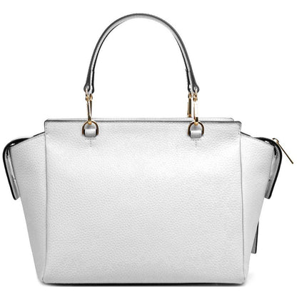 Baldinini Trend Elegant Textured Calfskin Handbag - PER.FASHION