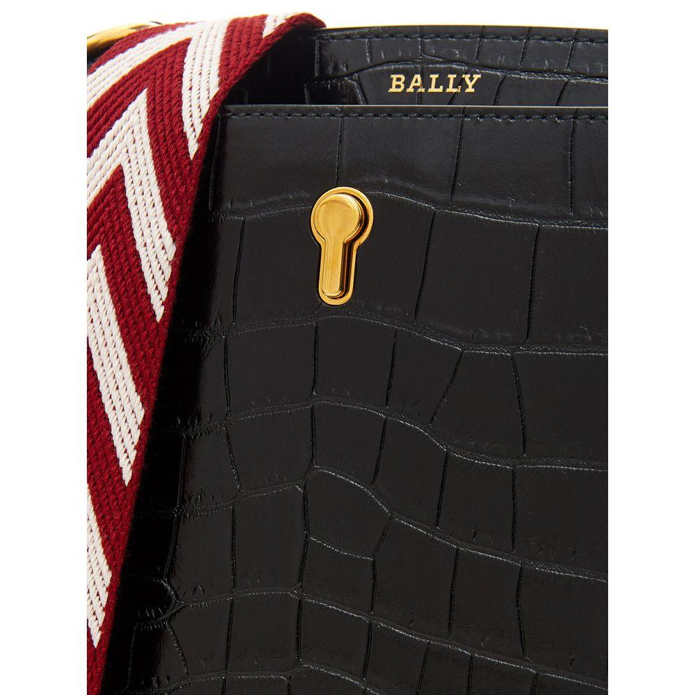 Bally Elegant Black Leather Handbag - PER.FASHION