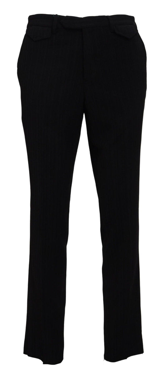 BENCIVENGA Elegant Black Italian Designer Pants - PER.FASHION