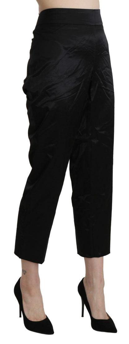 BENCIVENGA Elegant High Waist Cropped Pants - PER.FASHION