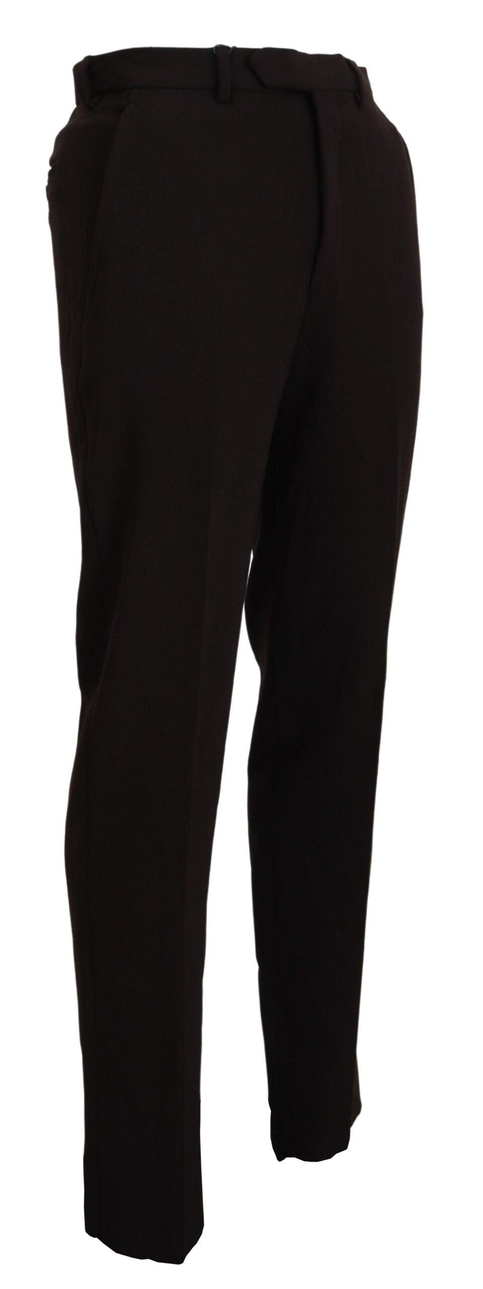 BENCIVENGA Elegant Italian Brown Pants for Men - PER.FASHION