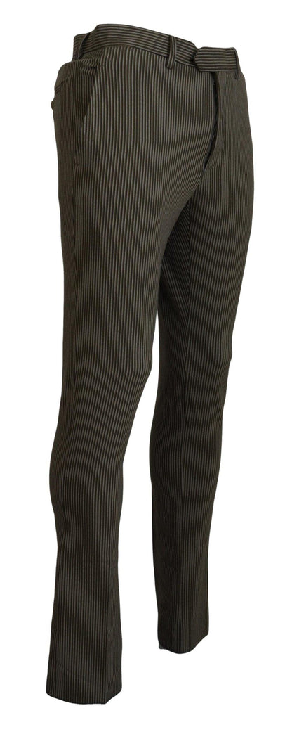 BENCIVENGA Elegant Multicolor Pure Cotton Trousers - PER.FASHION