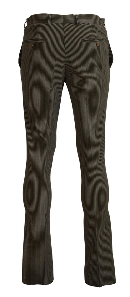 BENCIVENGA Elegant Multicolor Pure Cotton Trousers - PER.FASHION