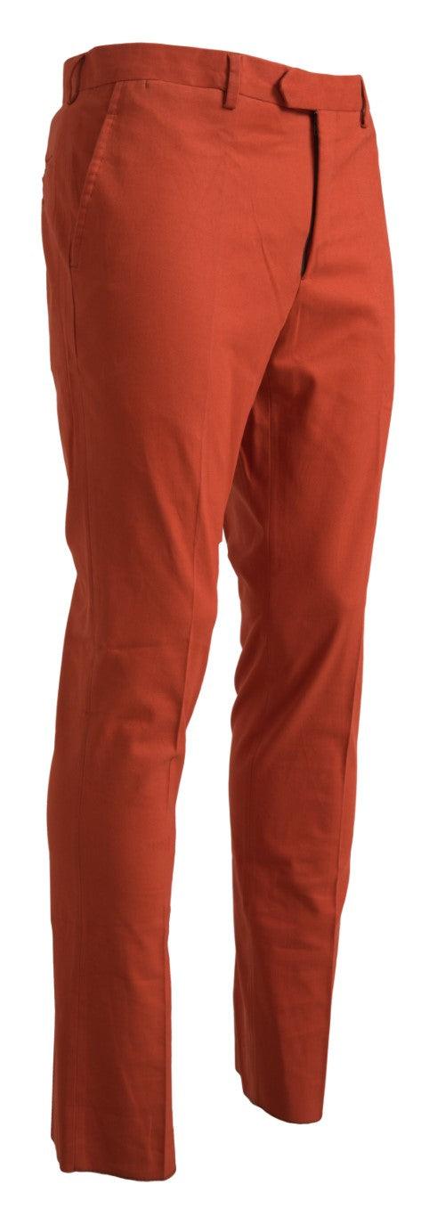 BENCIVENGA Elegant Orange Pure Cotton Pants - PER.FASHION