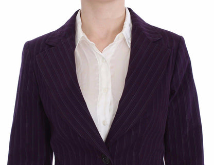 BENCIVENGA Elegant Striped Pant & Blazer Suit - PER.FASHION