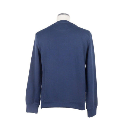 Bikkembergs Sleek Cotton Blend Sweater with Chic Rubber Detail - PER.FASHION