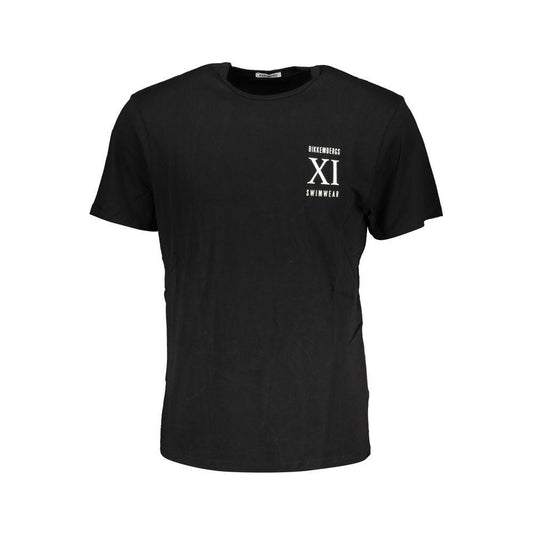 Bikkembergs Black Cotton T-Shirt - PER.FASHION