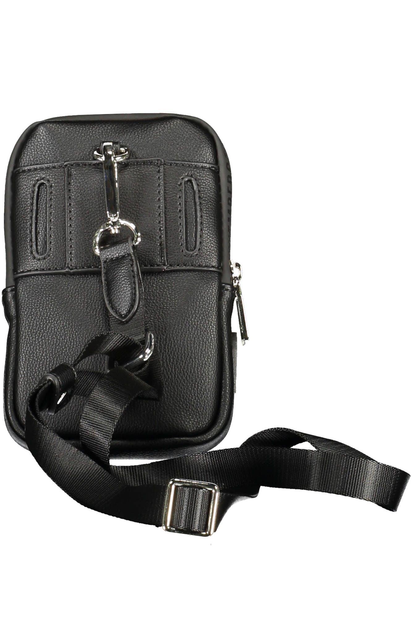 Bikkembergs Sleek Black Polyethylene Shoulder Bag - PER.FASHION