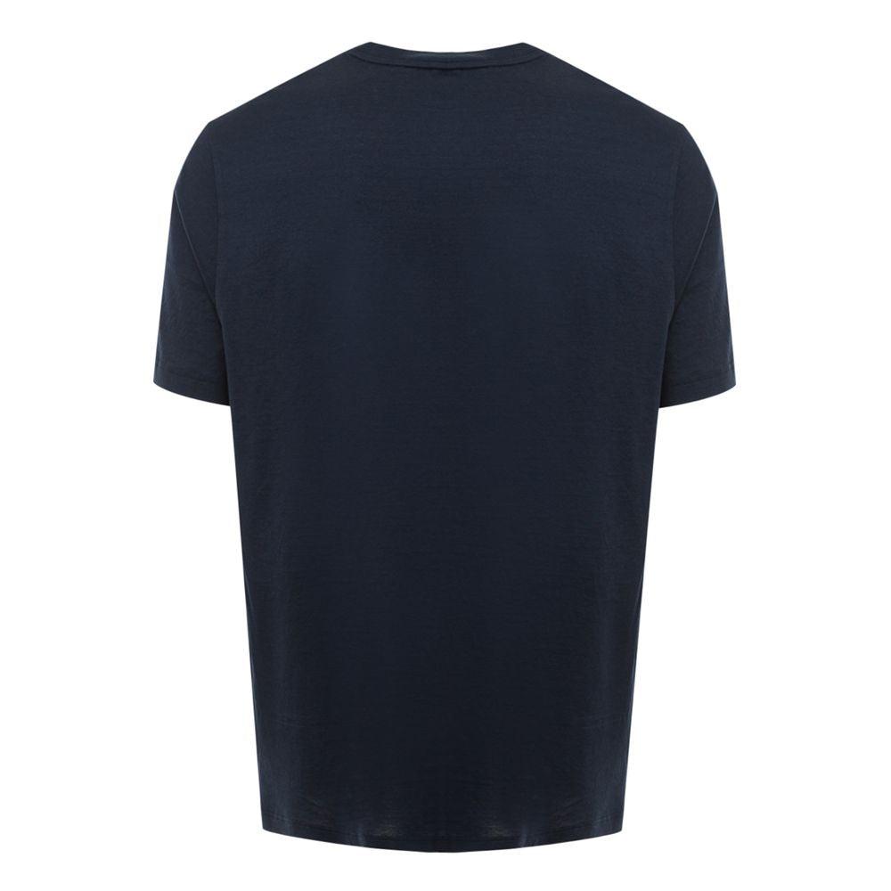 Brioni Blue Cotton T-Shirt - PER.FASHION