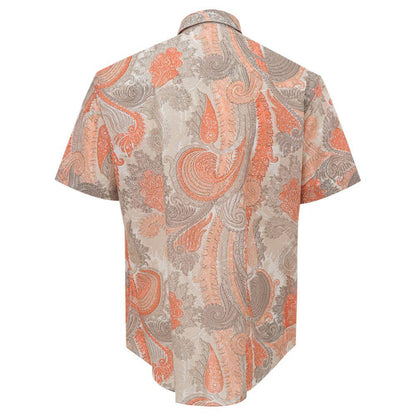 Brioni Orange Cotton Shirt - PER.FASHION