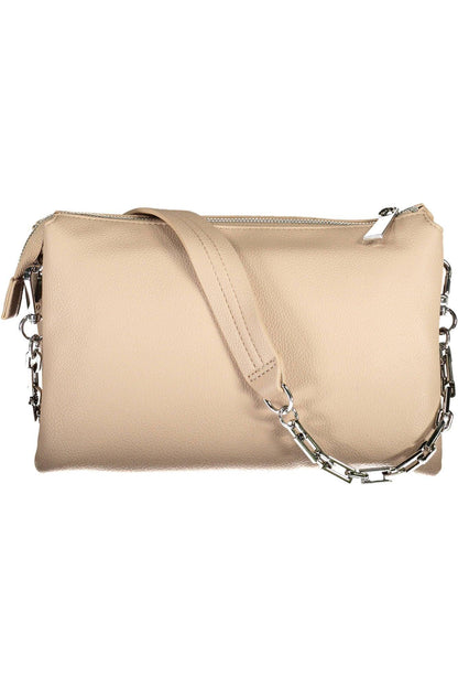 BYBLOS Chic Beige Chain-Handle Shoulder Bag - PER.FASHION