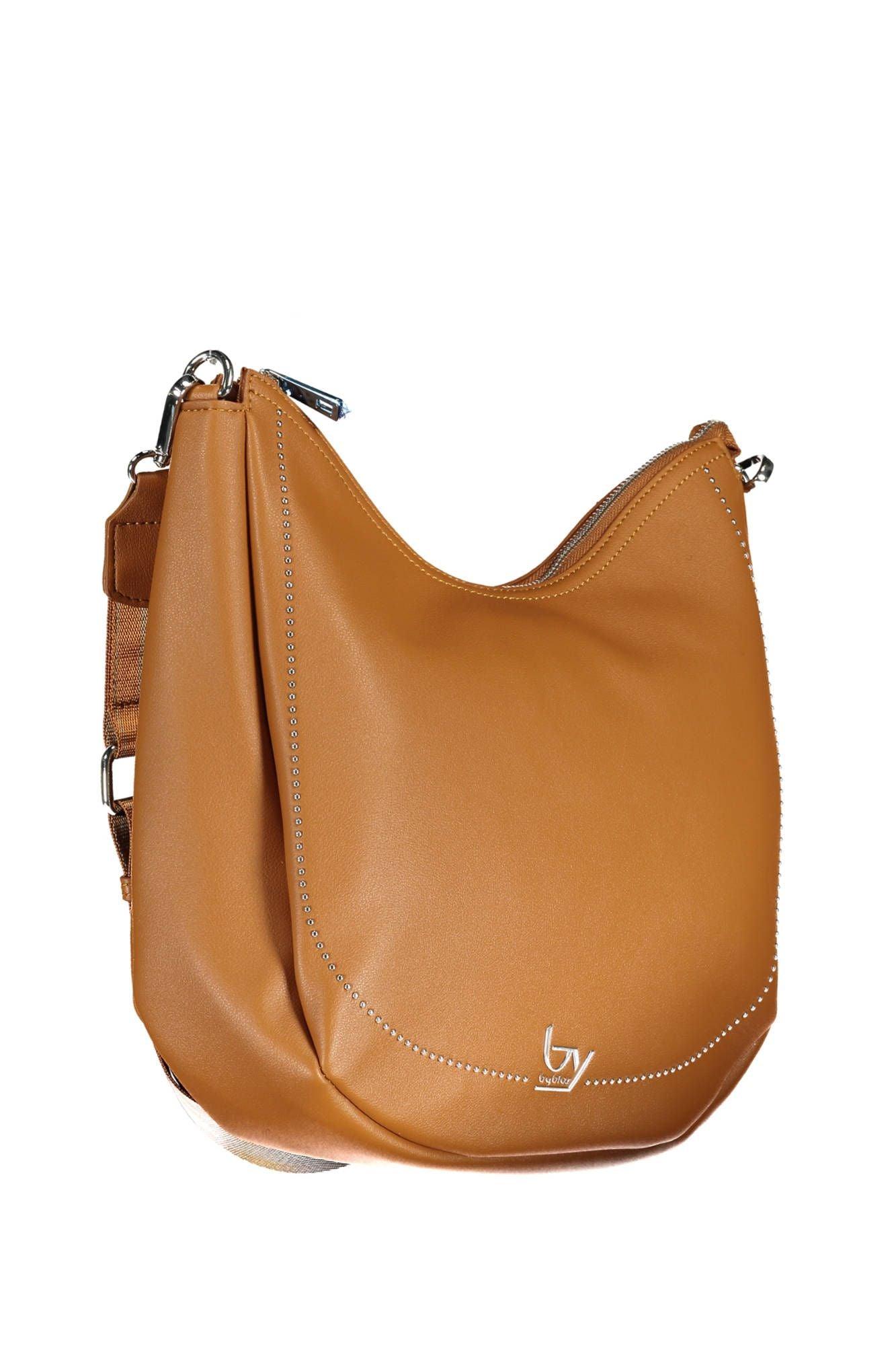 BYBLOS Chic Brown Handbag with Contrasting Details - PER.FASHION