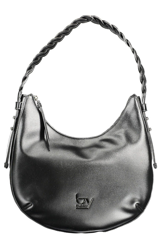 BYBLOS Chic Contrasting Detail Black Shoulder Bag - PER.FASHION