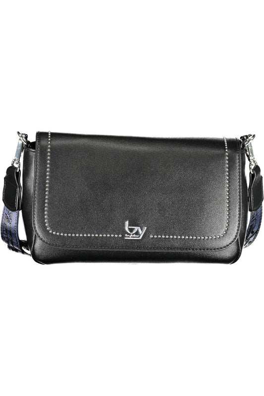 BYBLOS Elegant Black Contrasting Detail Handbag - PER.FASHION