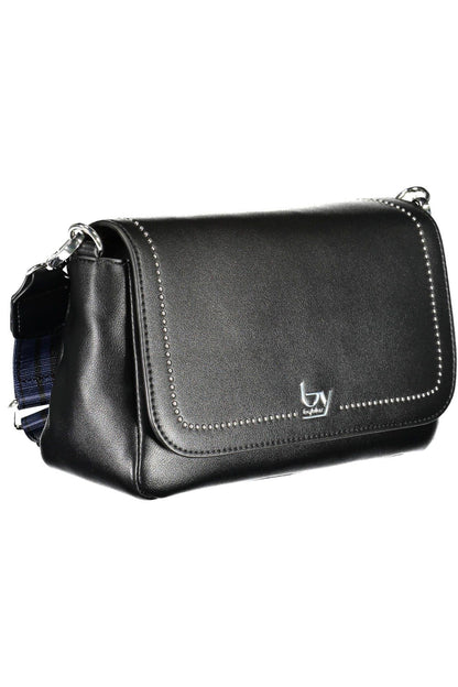 BYBLOS Elegant Black Contrasting Detail Handbag - PER.FASHION