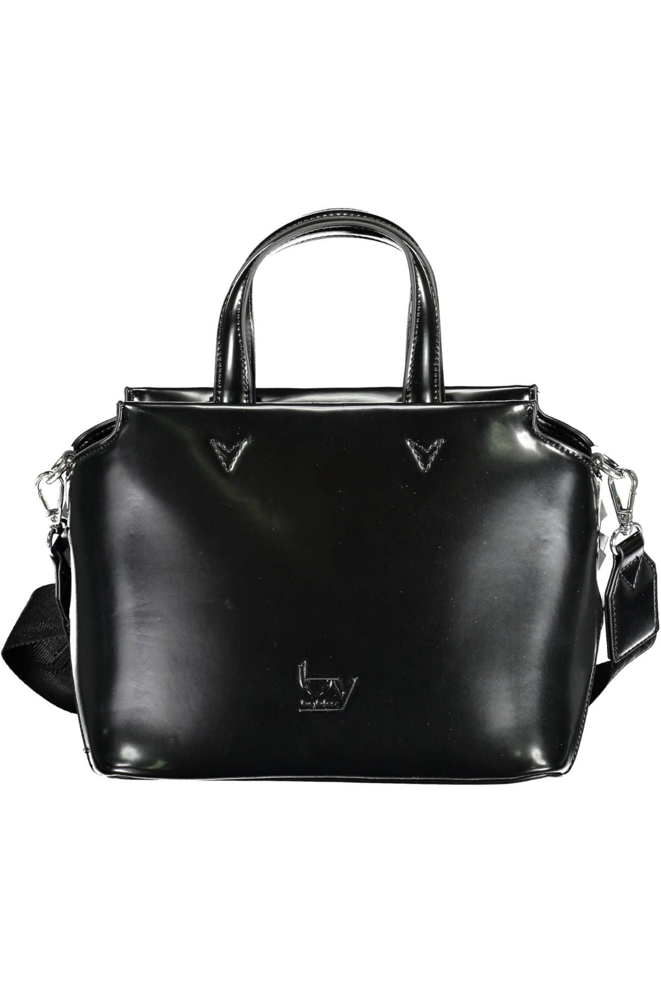 BYBLOS Elegant Black Two-Handle Bag with Contrasting Details - PER.FASHION