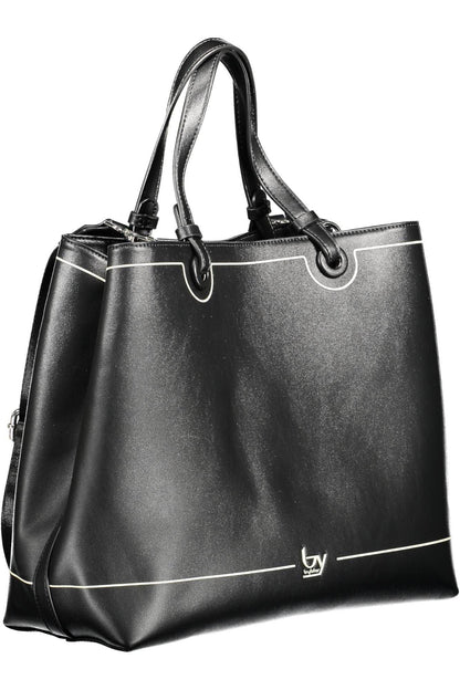 BYBLOS Elegant Black Two-Handled Shoulder Bag - PER.FASHION