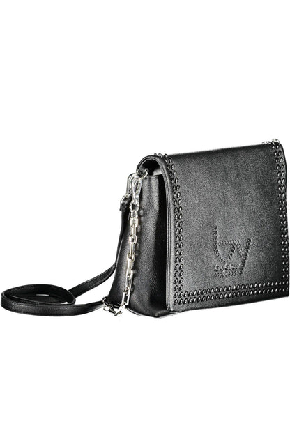 BYBLOS Elegant Chain-Handle Black Shoulder Bag - PER.FASHION