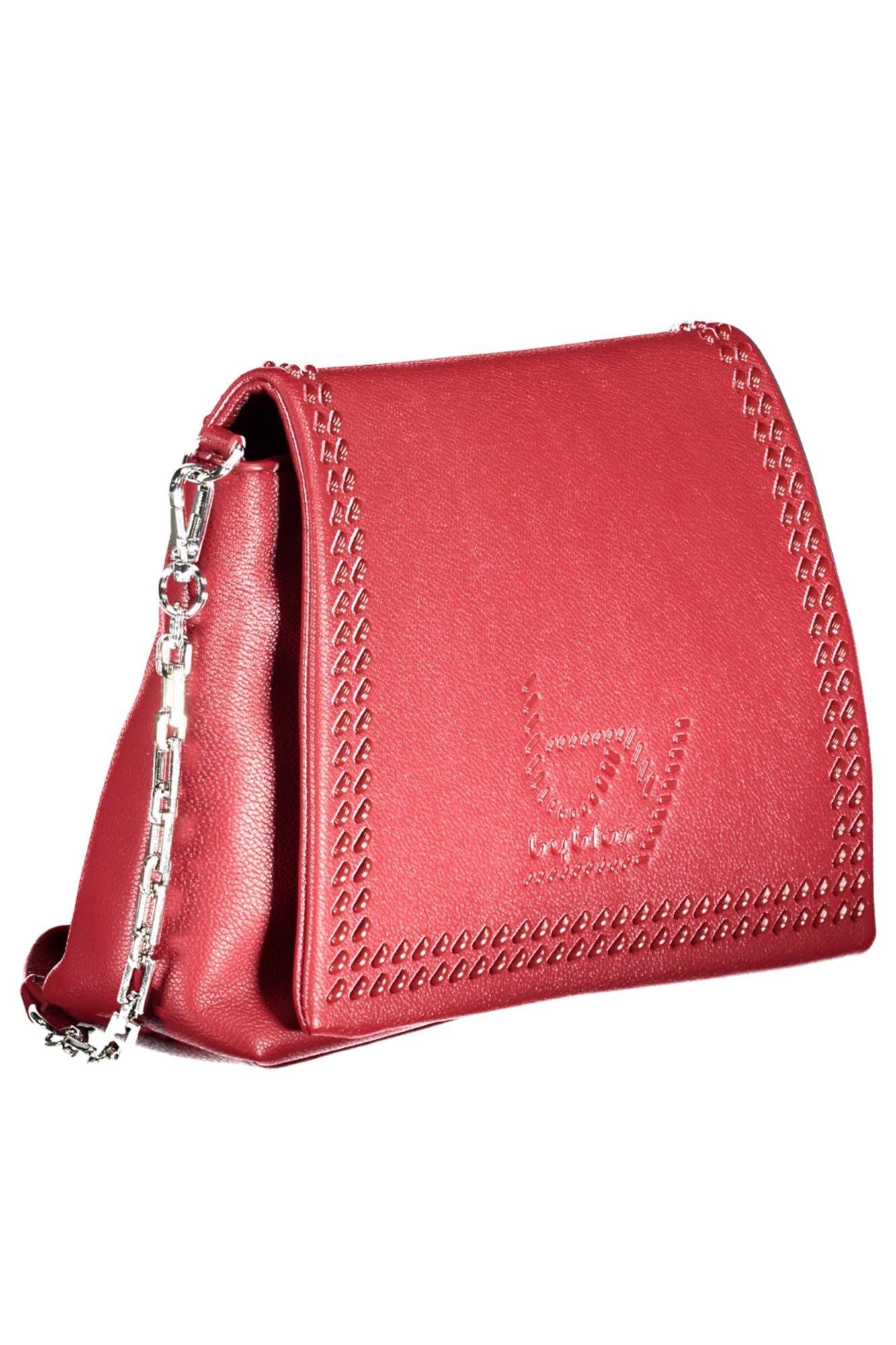 BYBLOS Elegant Red Chain-Strap Shoulder Bag - PER.FASHION