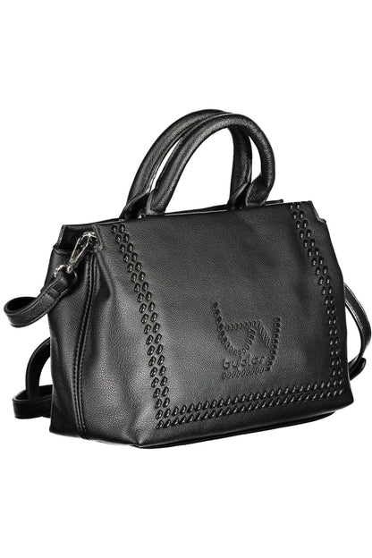 BYBLOS Elegante borsa tote con due manici con dettagli a contrasto