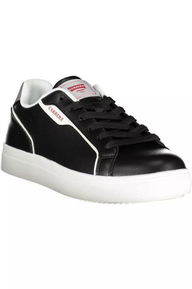Carrera Sleek Black Sports Sneakers with Contrasting Accents - PER.FASHION