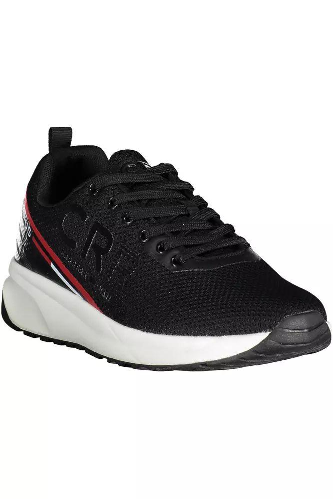 Carrera Sleek Black Sports Sneakers with Striking Contrasts - PER.FASHION