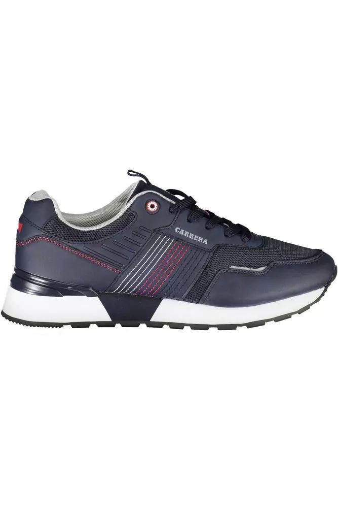 Carrera Sleek Contrasting Blue Sneakers with Logo Detail - PER.FASHION