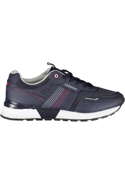 Carrera Sleek Contrasting Blue Sneakers with Logo Detail - PER.FASHION