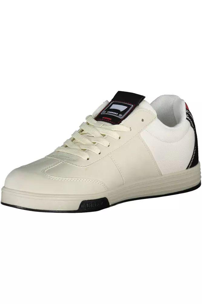 Carrera Sleek White Sneakers with Bold Accents - PER.FASHION