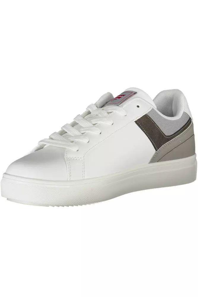 Carrera Sleek White Sneakers with Bold Contrasts - PER.FASHION
