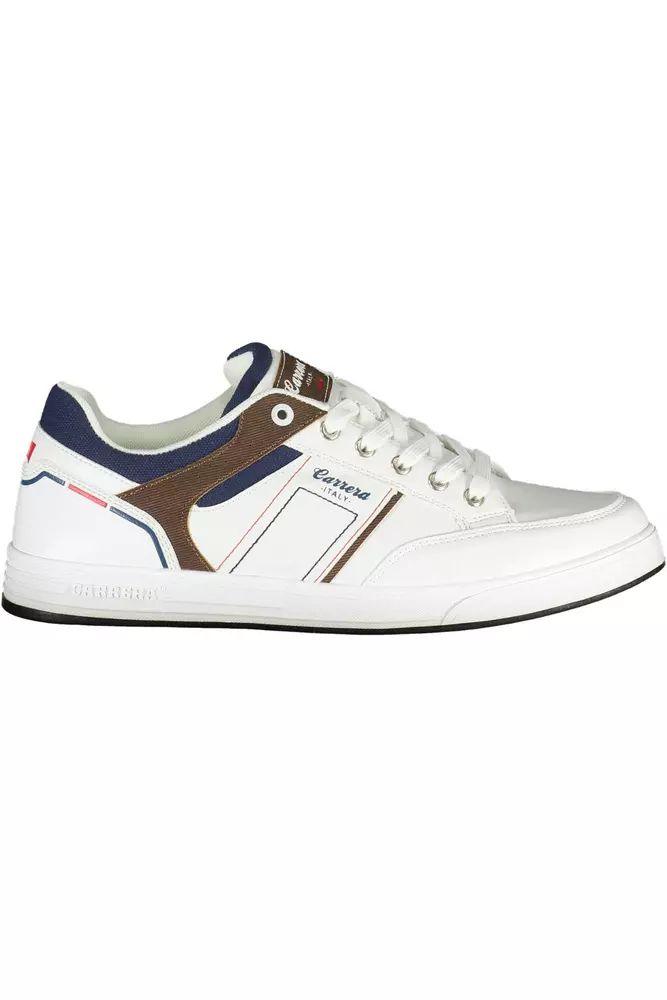 Carrera Sleek White Sneakers with Contrasting Accents - PER.FASHION