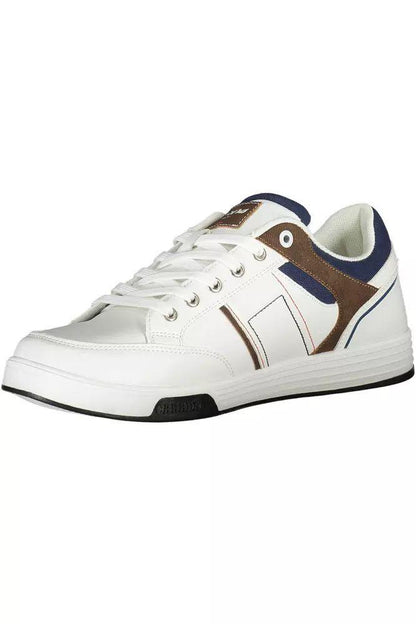 Carrera Sleek White Sneakers with Contrasting Accents - PER.FASHION