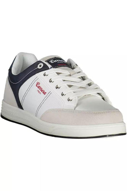 Carrera Sleek White Sports Sneakers with Contrasting Accents - PER.FASHION