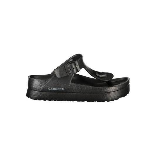 Carrera Black Polyethylene Sandal - PER.FASHION