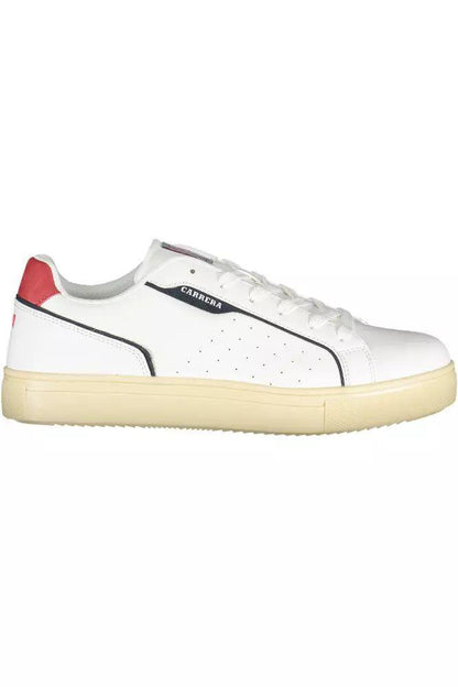 Carrera Sleek White Sneakers with Contrasting Accents - PER.FASHION