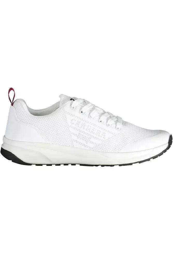 Carrera Sleek White Sports Sneakers with Contrast Accents - PER.FASHION