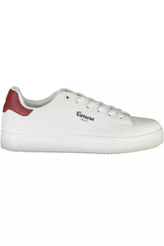 Carrera Sleek White Sneakers with Contrast Details - PER.FASHION