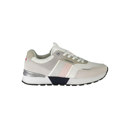 Carrera White Polyester Sneaker - PER.FASHION