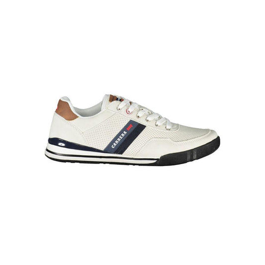 Carrera Sleek White Sneakers with Contrast Accents - PER.FASHION