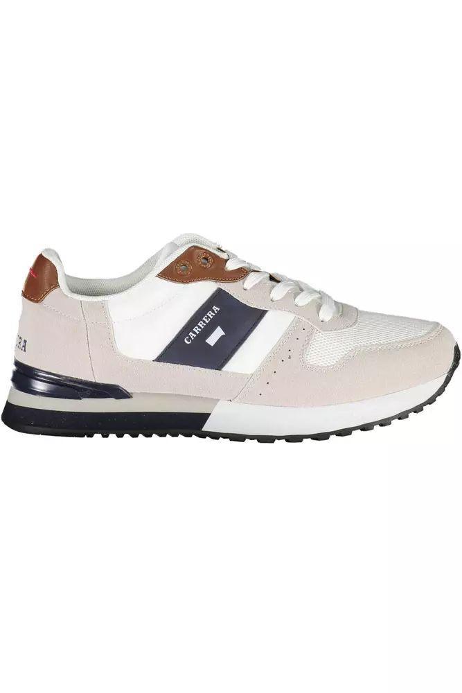 Carrera Sleek White Sneakers with Contrasting Accents - PER.FASHION